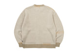ハンドステッチラウンドカーディガン / HAND STITCH ROUND CARDIGAN_BEIGE