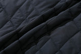 リボンタイキルティングジャケット/RIBBON TIE QUILTING JACKET_NAVY