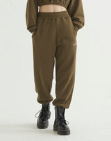 MSKN2ND LOGO SWEATPANTS KHAKI (6608583000182)
