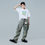 HOLYNUMBER7 X DKZ ジョンヒョンフラワーホワイトTシャツ
