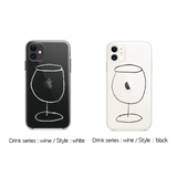 [セット] ドリンクシリーズ：ワインフォンケース + スマホグリップ / [SET] Drink series : wine phone case + griptok