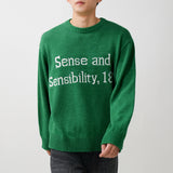 レタリングラウンドニット / Lettering round knit 5color