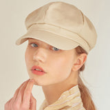 boni newsboy cap - cotton light beige (6618132611190)