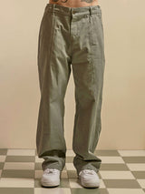 BAR TACK CHINO PANTS (GREY) (6675306938486)