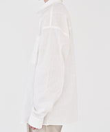 ETHNIC OVERSIZED SHIRT - (BLACK/WHITE/YELLOW)