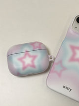 ブラッシュスターエアポッツケース / witty blush star airpods case (pink+skyblue)
