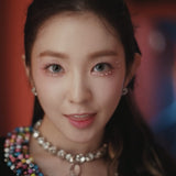 0008 [GIDLE, REDVELVET, KWONEUNBI Pick] ウォータードロップラインストーンチョーカー