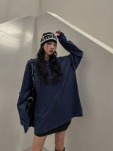 (UNISEX)ウォッシュドダメージオーバー長袖
