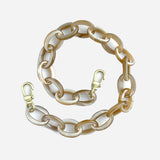 gleam acryl strap - beige (6618129727606)