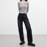 Frcan Open Collar Knitwear