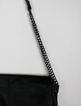 マットチェーンバッグ / matte black chain bag