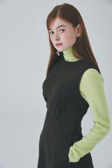 シャーリングロコドレス / Shirring Roco Dress [Olive]