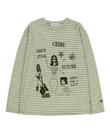 [NF]ロックスタープリントニットＴシャツ