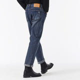 Signature Stud Tapered Crop Fit Denim Pants Dark Indigo