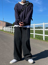 カバーツートンルーズフィットフーディ―/COVER TWO TONE LOOSEFIT HOODY