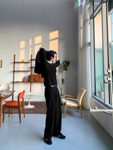 LMN Def Pintuck Wide One Tuck Bendable Slacks (6 colors)