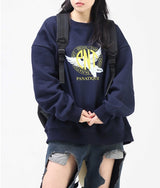 オーバーフィットロゴスウェットシャツ/Overfit Panatique Logo Sweatshirt_2color