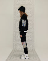 GRANNY SQUARE JOGGER PANTS BLACK (6691423453302)
