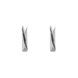 SWERVING earrings(SILVER) (4630622142582)