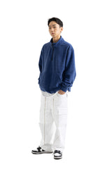 SL LOGO DOUBLE WARM FLEECE ANORAK MWOZP002 (6646410510454)