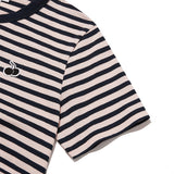 モノチェリーストライプTシャツ / MONO CHERRY STRIPE T-SHIRT [PINK]