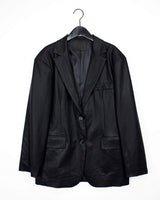 エンボレザージャケット/Embo Leather Jacket (2color)