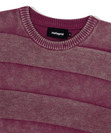 WASHED STRIPE KNIT