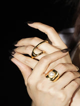 no.38リング / no.38 ring gold (size#15)