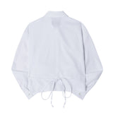 Leona shirring shirts WHITE