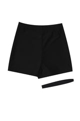 2ウェイチョーカーウォーターショートパンツ/Two-way choker water short pants (black)