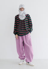 オールドストライプロングスリーブ / BSR2223FWPO028 OLD STRIPE LONG SLEEVE GREEN