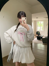 Pink Bow Sweatshirt