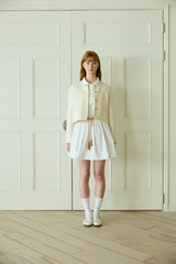 TIDY ROUND TWEED JACKET