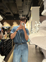 [Premium] Acline denim shirt (blue)