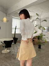 Fairy cuffs crop shirt
