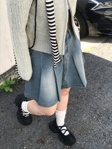 Mickey two tuck mini skirt
