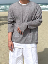 COZY LONG LOOSEFIT DAILY SLEEVE(3COLOR)