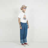 3ボタンクラブパンツ/3 BUTTONS CLUB PANTS_blue jean (6646389801078)