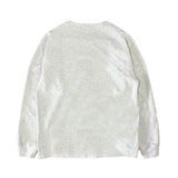 コラボレーションロングスリーブTシャツ（グレー）I Suzume & Unagi × LUVISTRUE (6677219737718)
