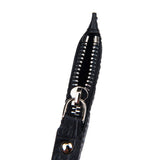 クロコダイルエンボポケットウォレット/CROCODILE EMBO POCKET WALLET-BLACK