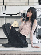 freesia shirred skirt