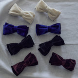 Mini Velvet Ribbon Hair Pin (6611859472502)