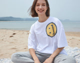 SM:]E プリント オーバーサイズ Tシャツ / SM:]E PRINTED OVERSIZED T-SHIRT WHITE