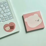Pink bear memo (100 sheet) (6695825834102)