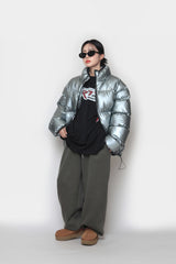 [UNISEX] メタルパッテッドジャンパー