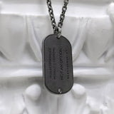 ドッグタグ チェーン ネックレス / [BLESSEDBULLET]DOGTAG II CHAIN NECKLACE_MINI/LARGE