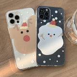 Rudolf - Snow Christmas Phone Case Bead Tok Set_glitter