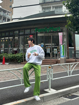 オッド起毛ストリングワイドパンツ（4色）