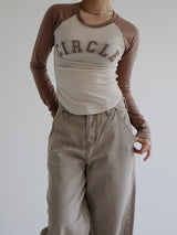 サークルカラーTシャツ / Circle color T-shirt (4color)