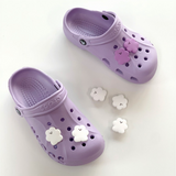 パープル＆ホワイトシリコンチャームセット / Purple & White Chanibear Silicon Charm Set